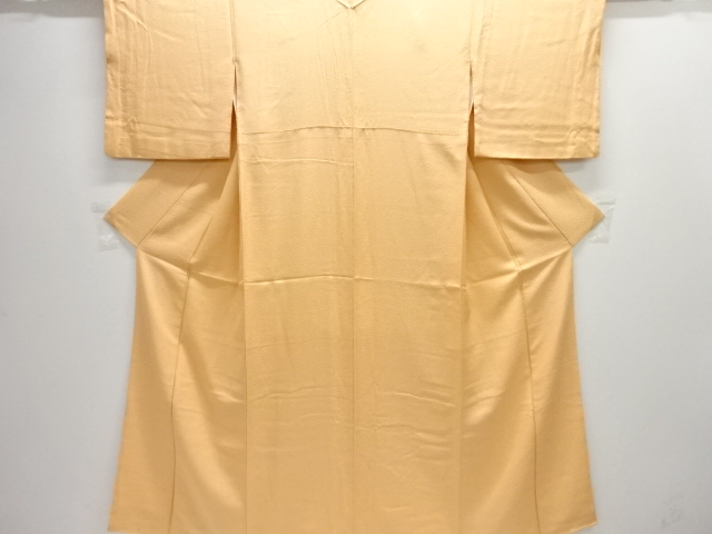 織り柄色無地着物